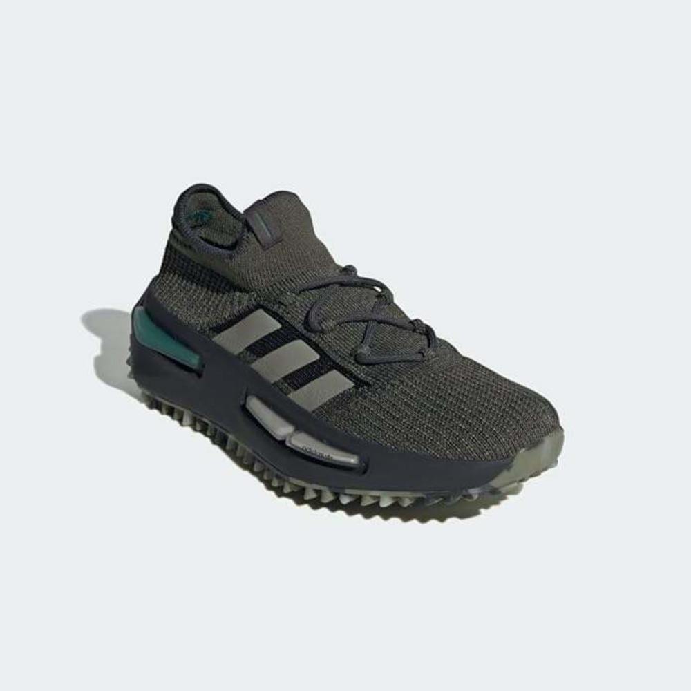 Adidas Mens NMD S1 Lace Up Sneakers Shoes Casual - Green, Grey - Size 9.5 M